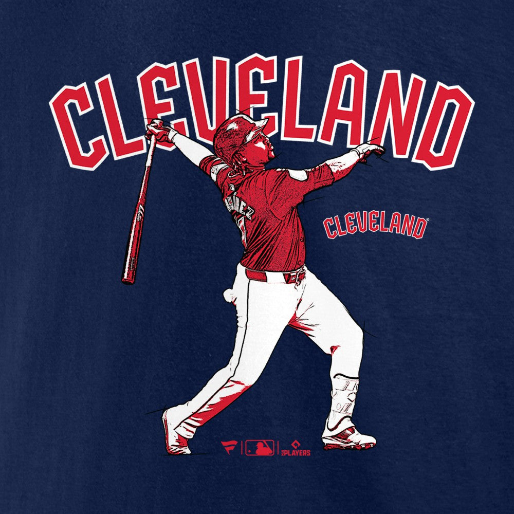 Jose Ramirez Cleveland Guardians Player Swing T-Shirt Outlet