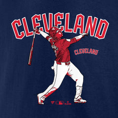 Jose Ramirez Cleveland Guardians Player Swing T-Shirt Outlet