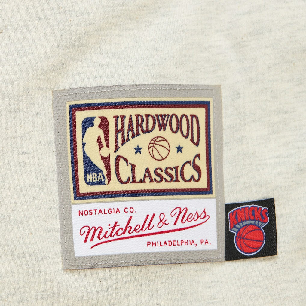 Mitchell & Ness New York Knicks Hardwood Classics Legacy Defined Retro Championship T-Shirt Oatmeal