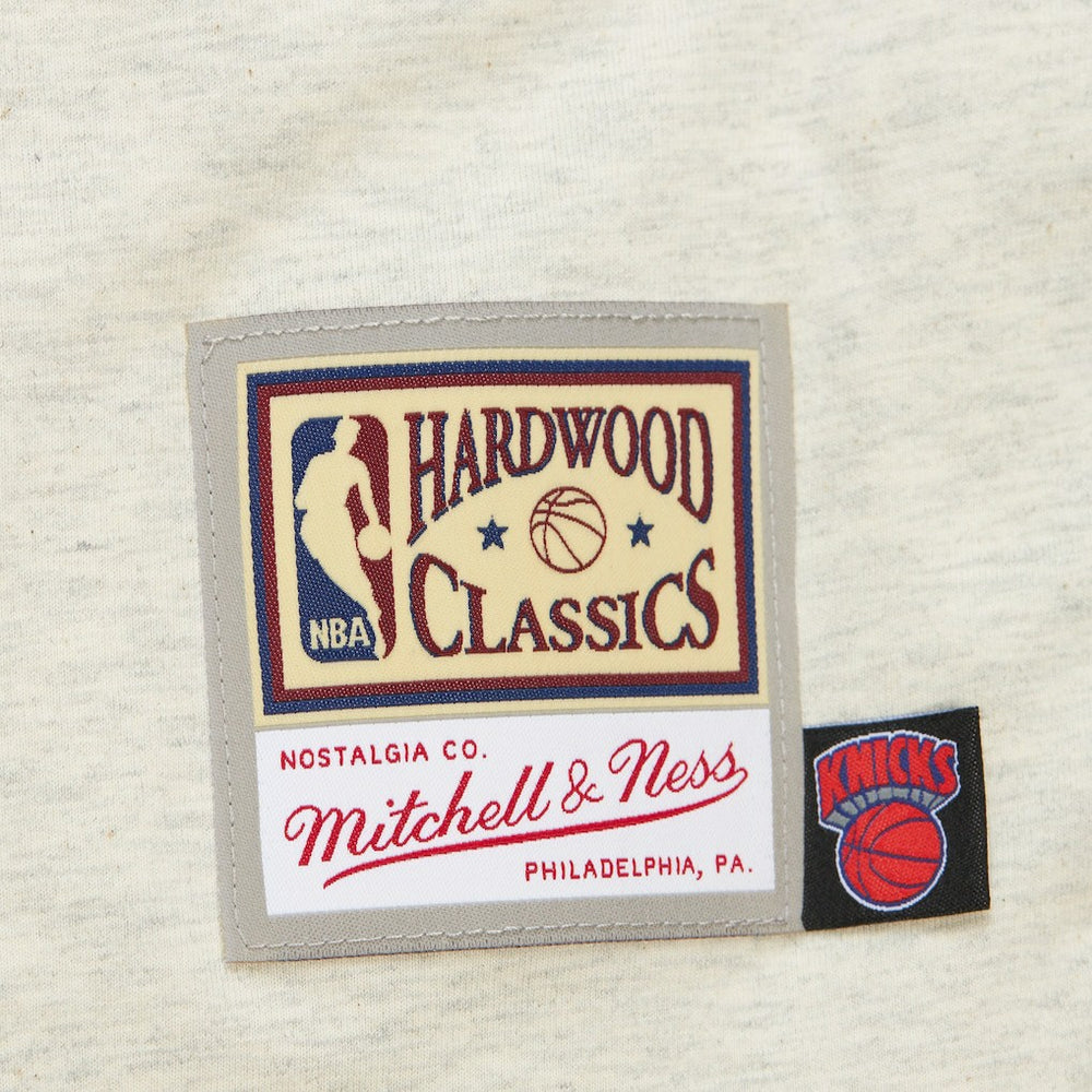 Mitchell & Ness New York Knicks Hardwood Classics Legacy Defined Retro Championship T-Shirt Oatmeal