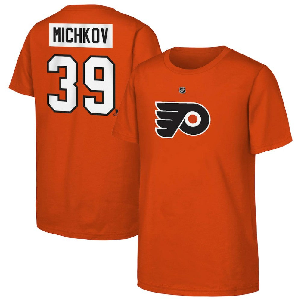 Matvei Michkov Philadelphia Flyers Youth Player Name & Number T-Shirt - Orange | NHL online