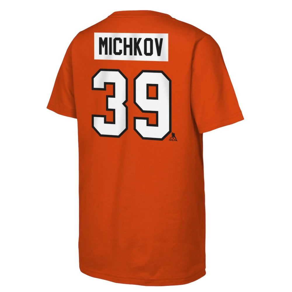 Matvei Michkov Philadelphia Flyers Youth Player Name & Number T-Shirt - Orange | NHL online