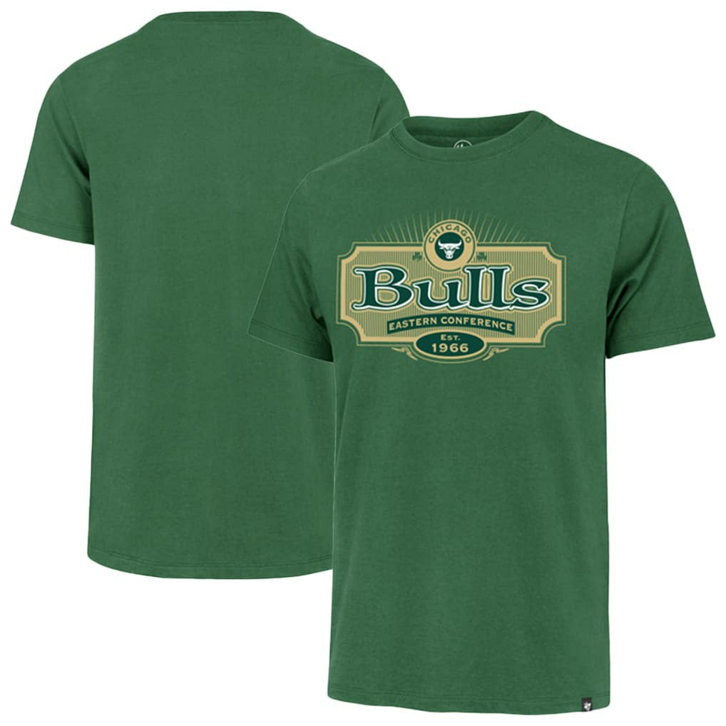 47 brand Chicago Bulls '47 Lucky Team Franklin T-Shirt Green