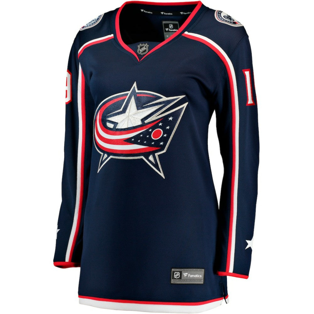 Adam Fantilli Columbus Blue Jackets Fanatics Women's Home Premier Breakaway Player Jersey Breakaway Jersey - Navy | Fanatics Lifestyle