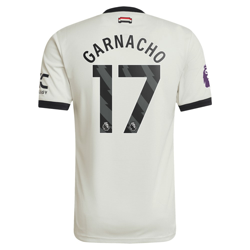 Adidas - Alejandro Garnacho Manchester United Originals 2024/25 Third Jersey - Cream