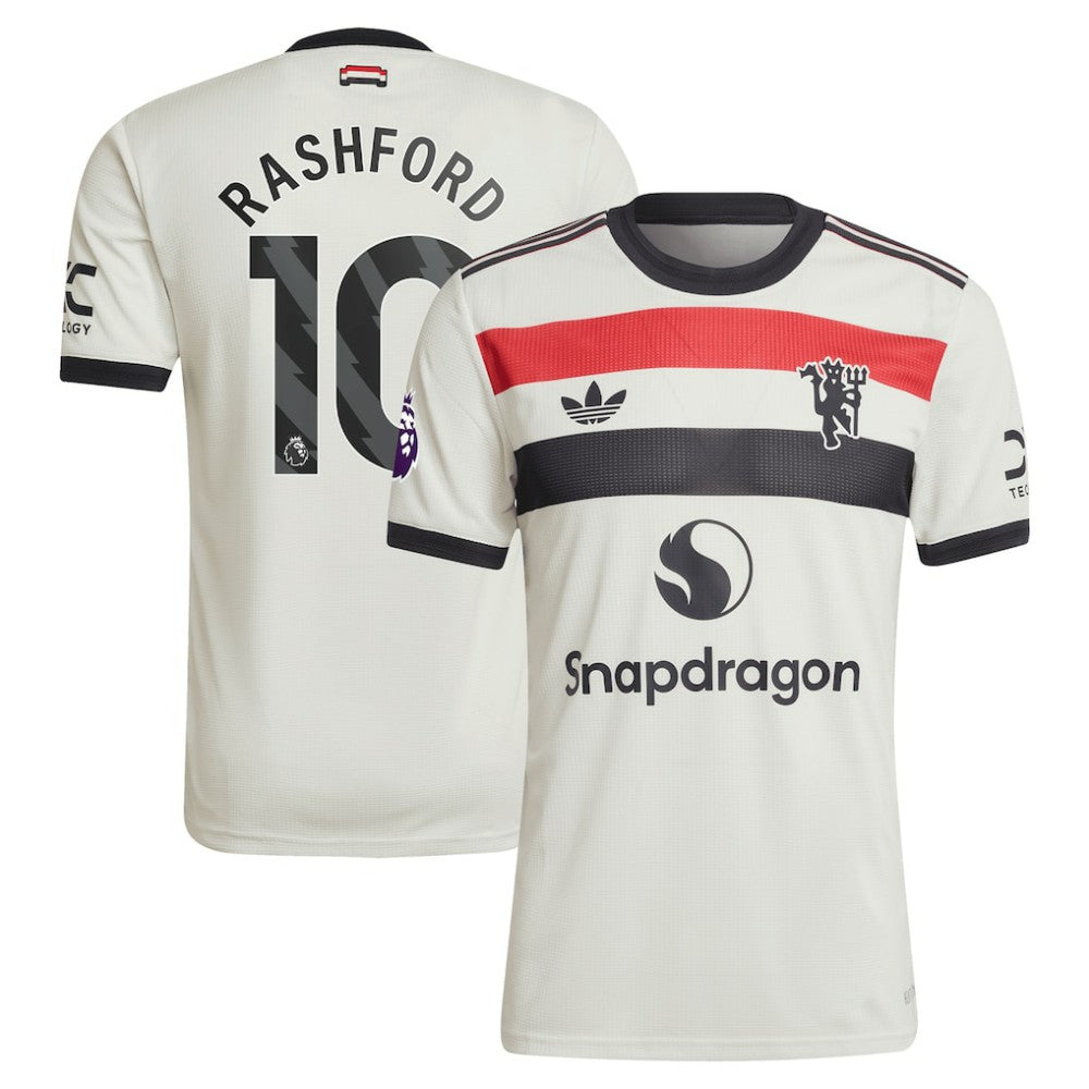 Adidas - Marcus Rashford Manchester United Originals 2024/25 Third Jersey - Cream