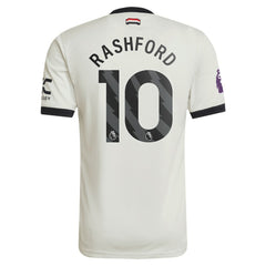 Adidas - Marcus Rashford Manchester United Originals 2024/25 Third Jersey - Cream
