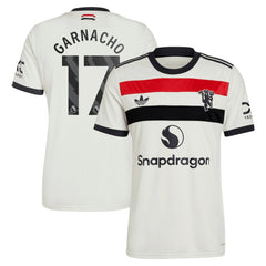 Adidas - Alejandro Garnacho Manchester United Originals 2024/25 Third Replica Jersey - Cream