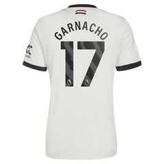 Adidas - Alejandro Garnacho Manchester United Originals 2024/25 Third Replica Jersey - Cream
