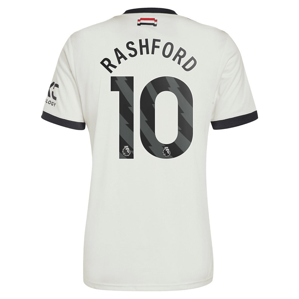 Adidas - Marcus Rashford Manchester United Originals 2024/25 Third Replica Jersey - Cream
