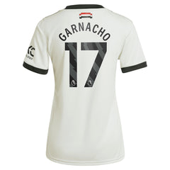 Adidas - Alejandro Garnacho Manchester United Originals Women's 2024/25 Third Replica Jersey - Cream