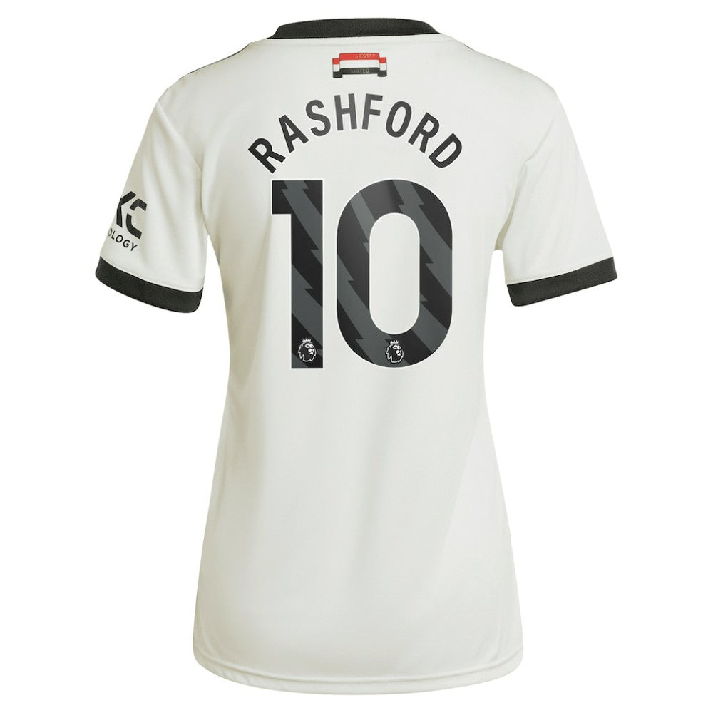 Adidas - Marcus Rashford Manchester United Originals Women's 2024/25 Third Replica Jersey - Cream