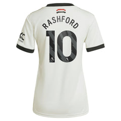 Adidas - Marcus Rashford Manchester United Originals Women's 2024/25 Third Replica Jersey - Cream