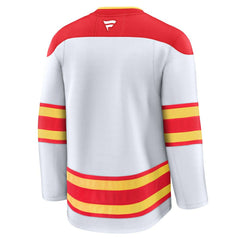 Calgary Flames Fanatics Away Premium Jersey - White | Fanatics Lifestyle