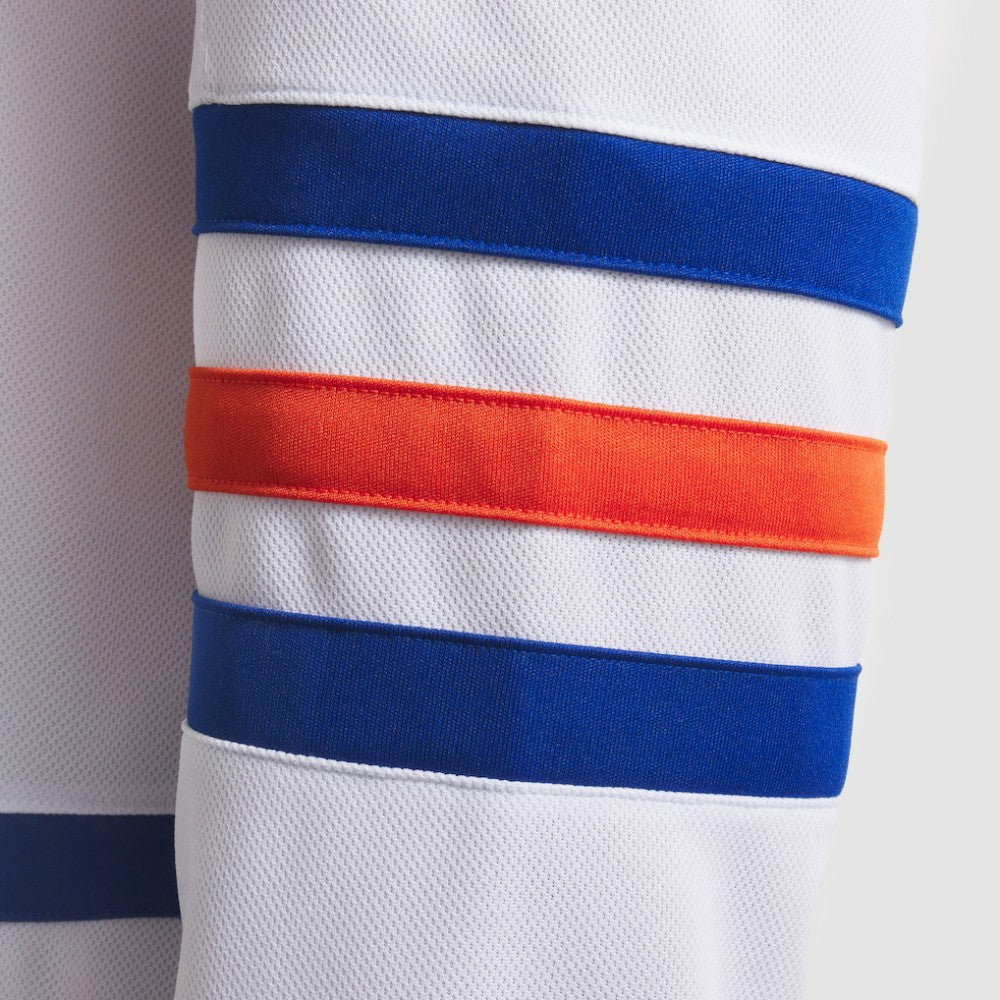 Edmonton Oilers Fanatics Away Premium Jersey - White | Fanatics Lifestyle