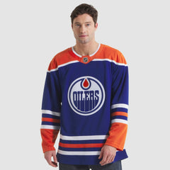 Edmonton Oilers Fanatics Home Premium Jersey - Royal | Fanatics sale