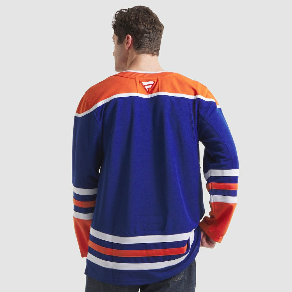 Edmonton Oilers Fanatics Home Premium Jersey - Royal | Fanatics sale