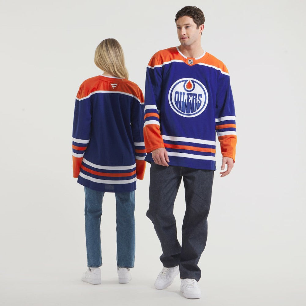 Edmonton Oilers Fanatics Home Premium Jersey - Royal | Fanatics sale