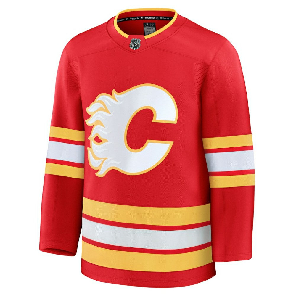 Calgary Flames Fanatics Home Premium Jersey - Red | Fanatics Clearance