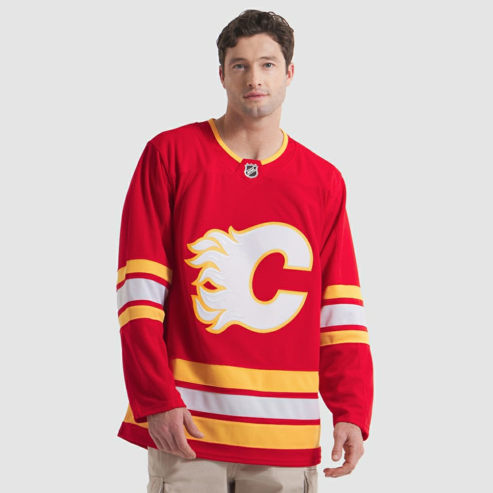 Calgary Flames Fanatics Home Premium Jersey - Red | Fanatics Clearance
