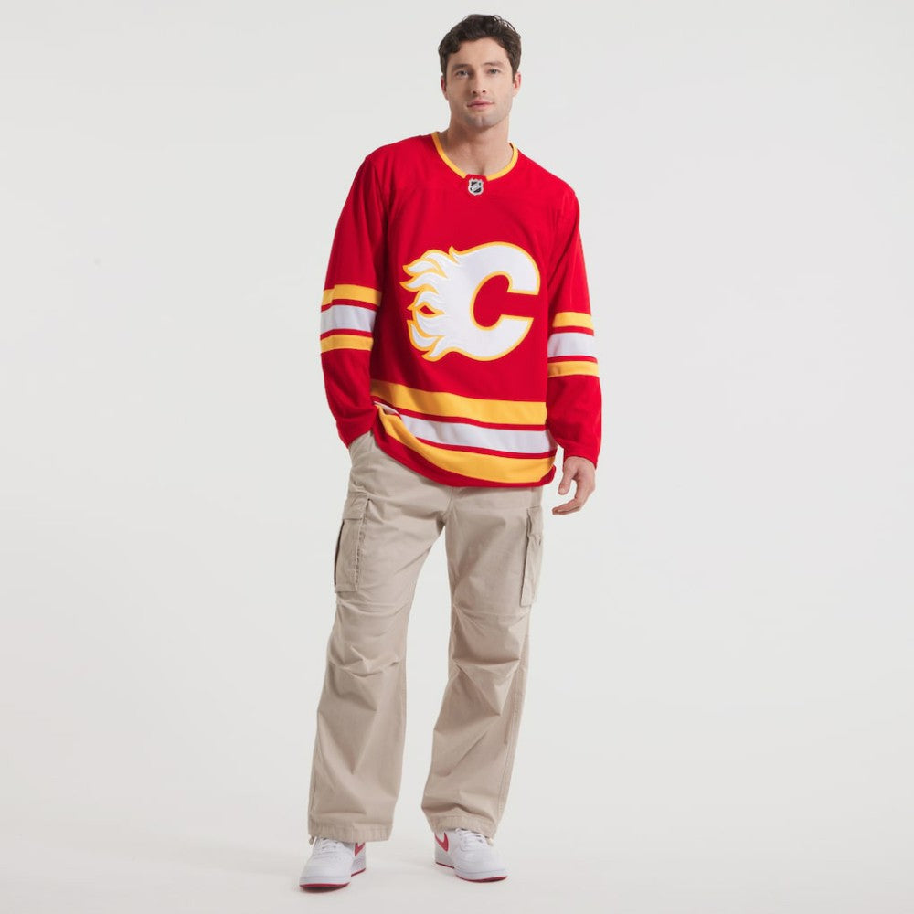 Calgary Flames Fanatics Home Premium Jersey - Red | Fanatics Clearance