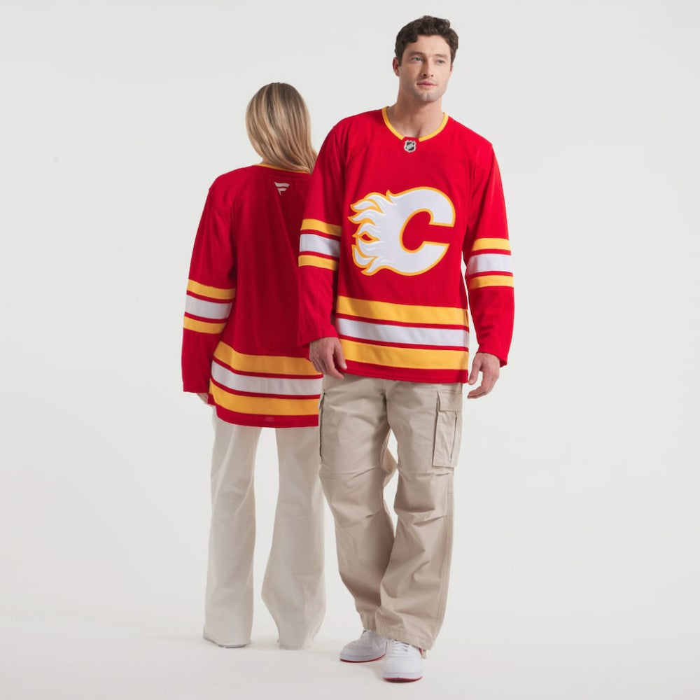 Calgary Flames Fanatics Home Premium Jersey - Red | Fanatics Clearance