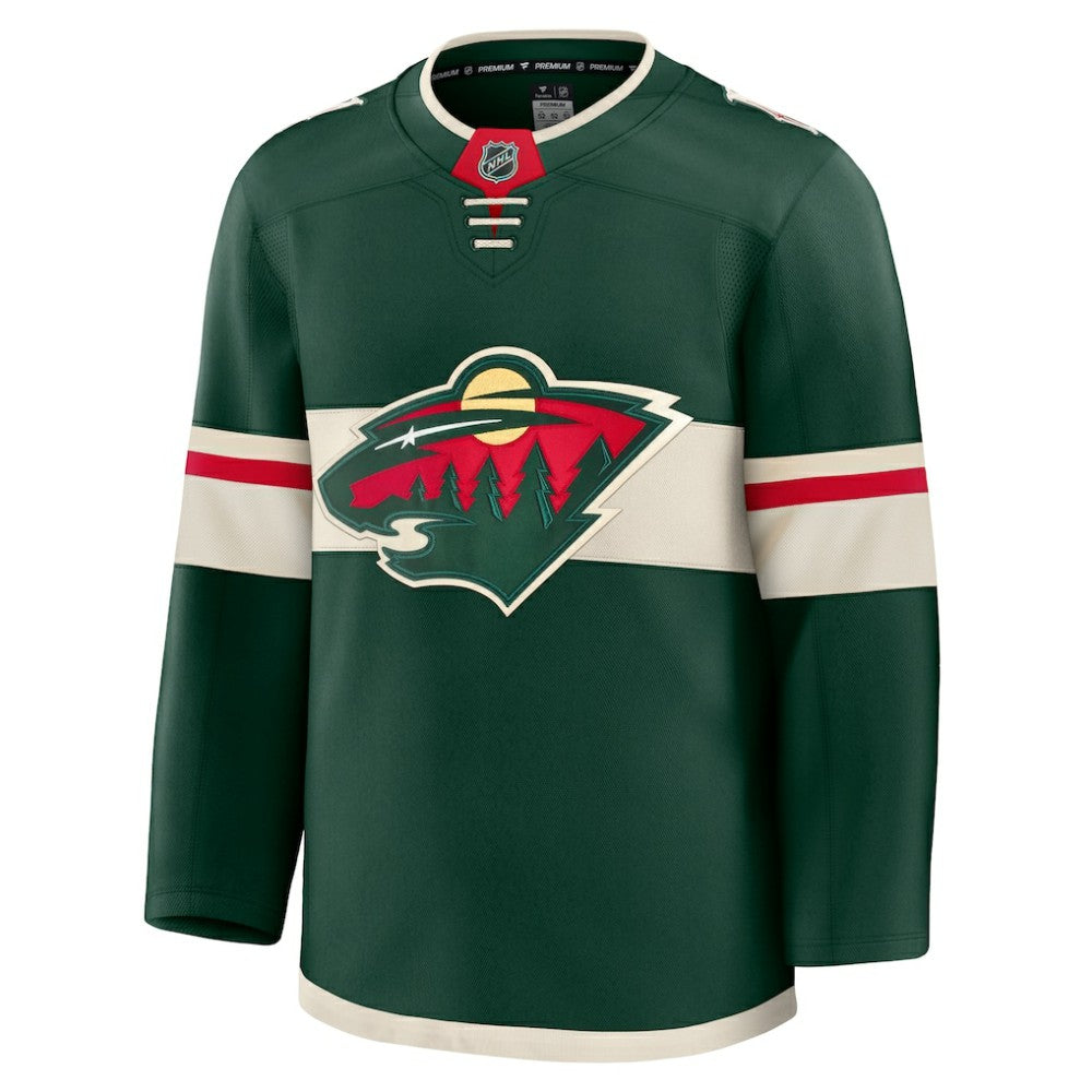 Minnesota Wild Fanatics Home Premium Jersey - Green | Fanatics on sale