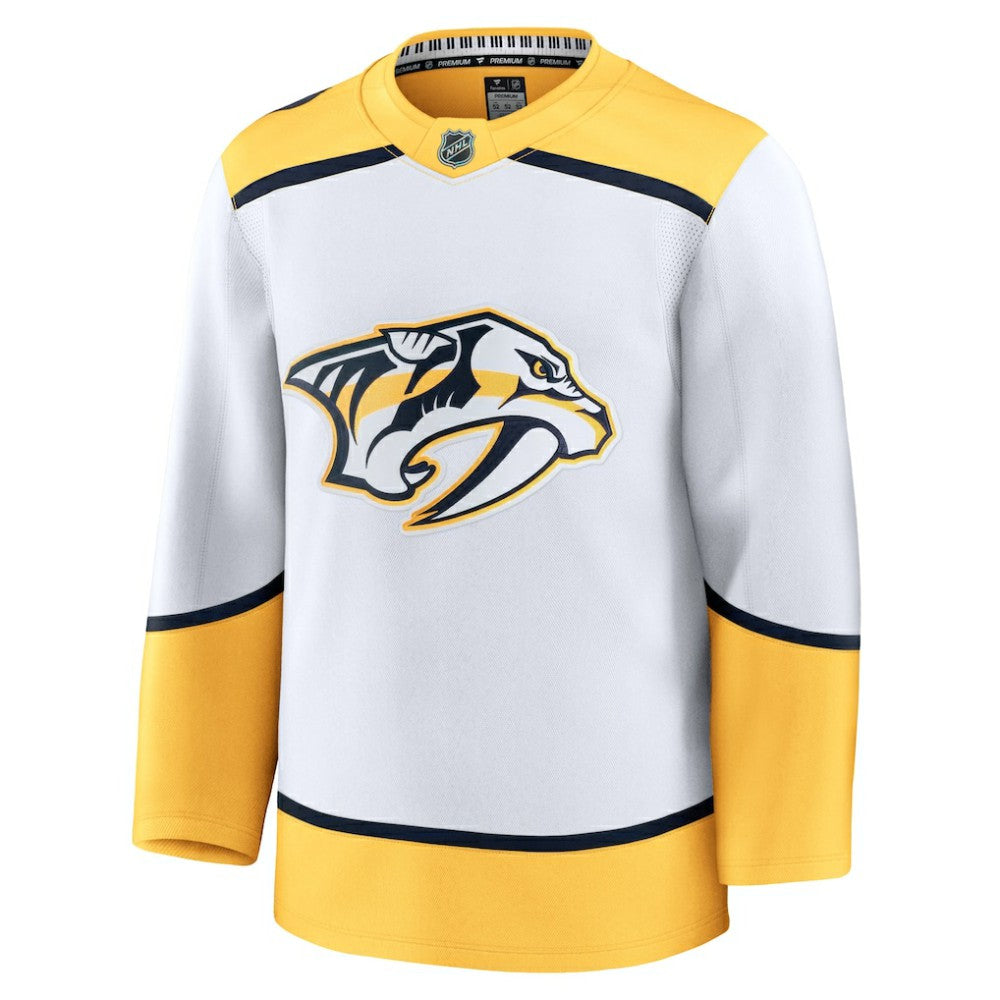 Nashville Predators Fanatics Away Premium Jersey - White | Fanatics online