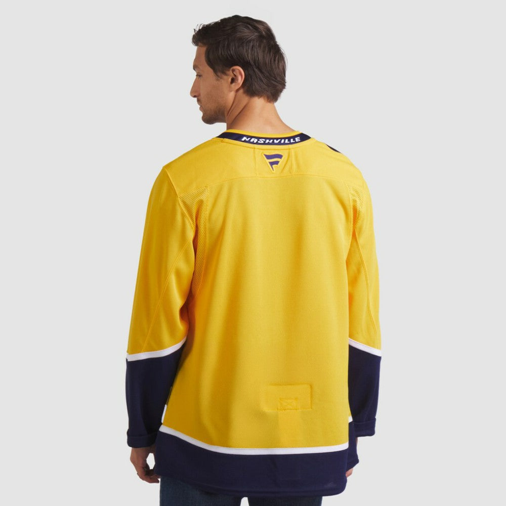 Nashville Predators Fanatics Home Premium Jersey - Yellow | Fanatics sale