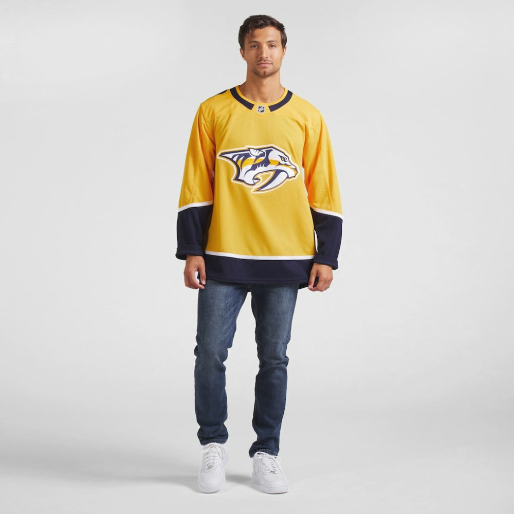 Nashville Predators Fanatics Home Premium Jersey - Yellow | Fanatics sale