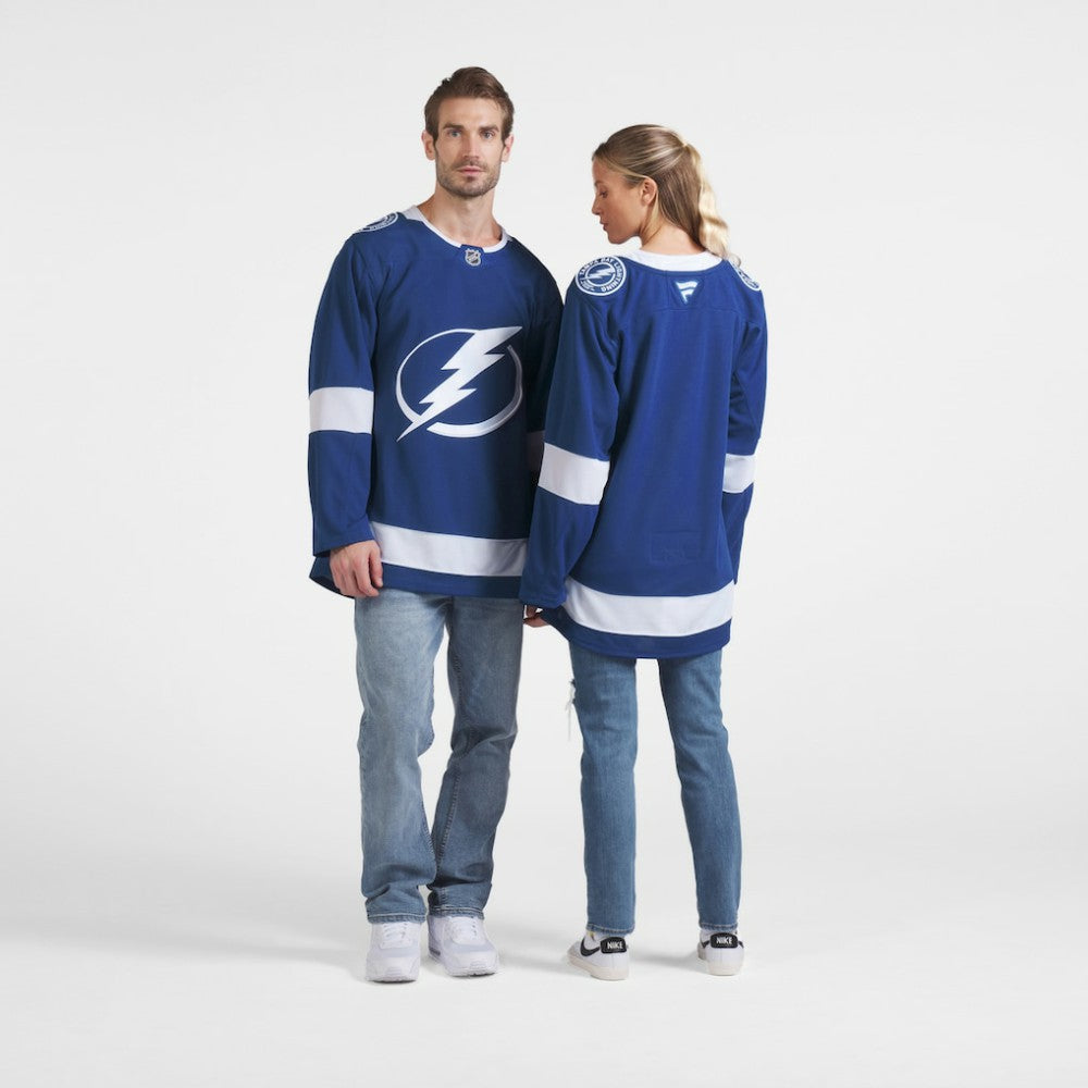 Tampa Bay Lightning Fanatics Home Premium Jersey - Blue | Fanatics Clearance