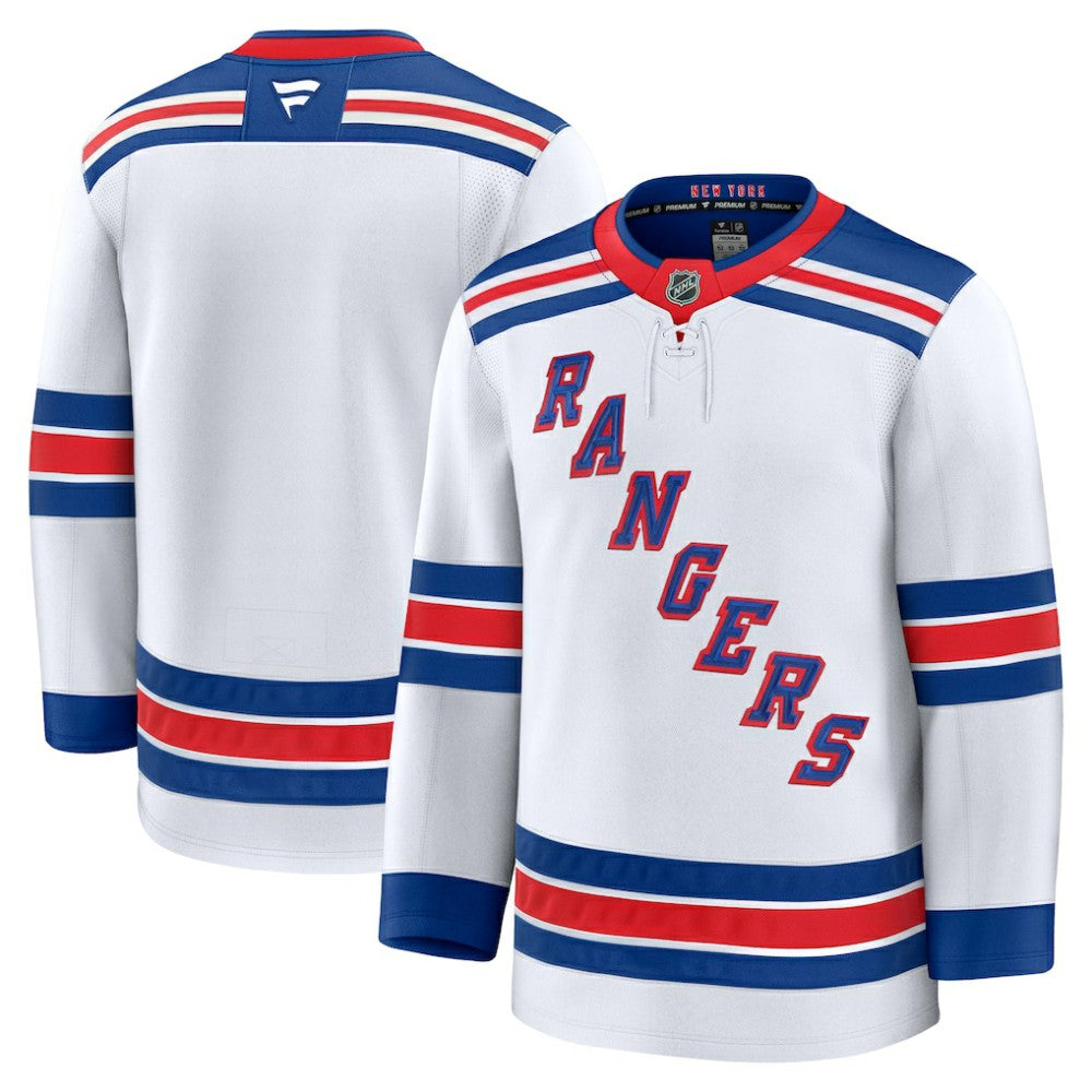 New York Rangers Fanatics Away Premium Jersey - White | Fanatics sale