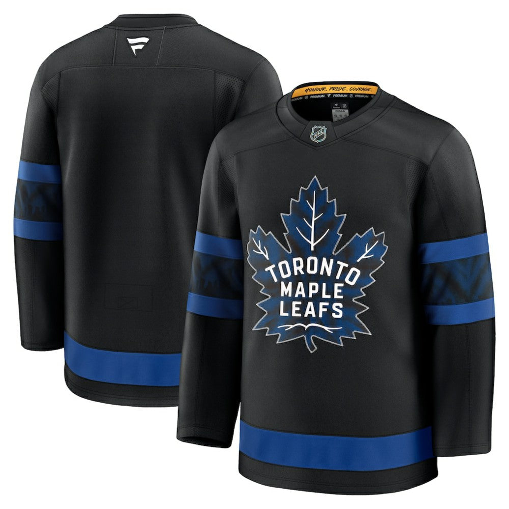 Toronto Maple Leafs Fanatics Alternate Premium Jersey - Black | Fanatics online