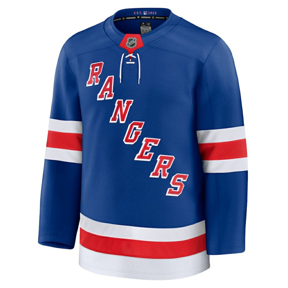 New York Rangers Fanatics Home Premium Jersey - Blue | Fanatics Clearance