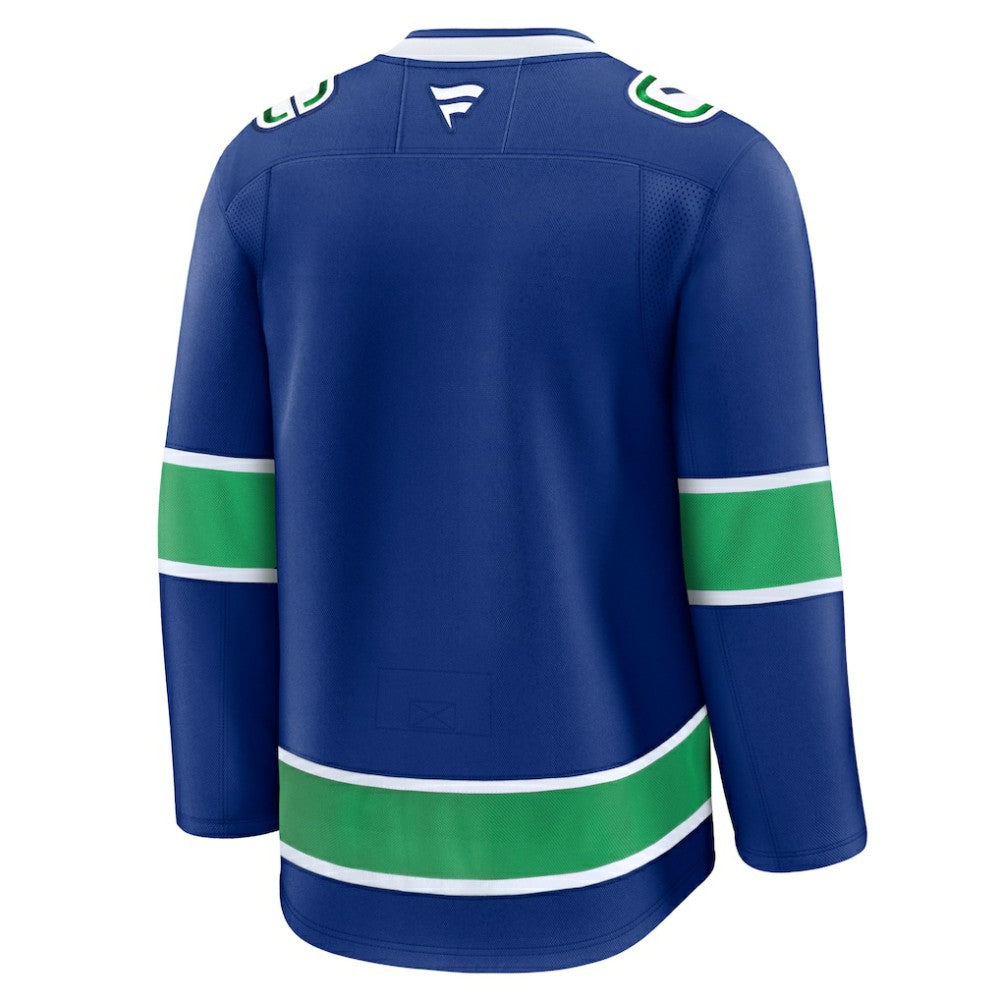 Vancouver Canucks Fanatics Home Premium Jersey - Blue | Fanatics discount