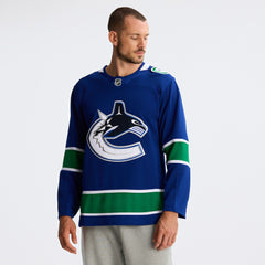 Vancouver Canucks Fanatics Home Premium Jersey - Blue | Fanatics discount
