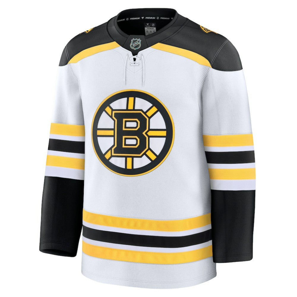 Boston Bruins Fanatics Away Premium Jersey - White | Fanatics discount