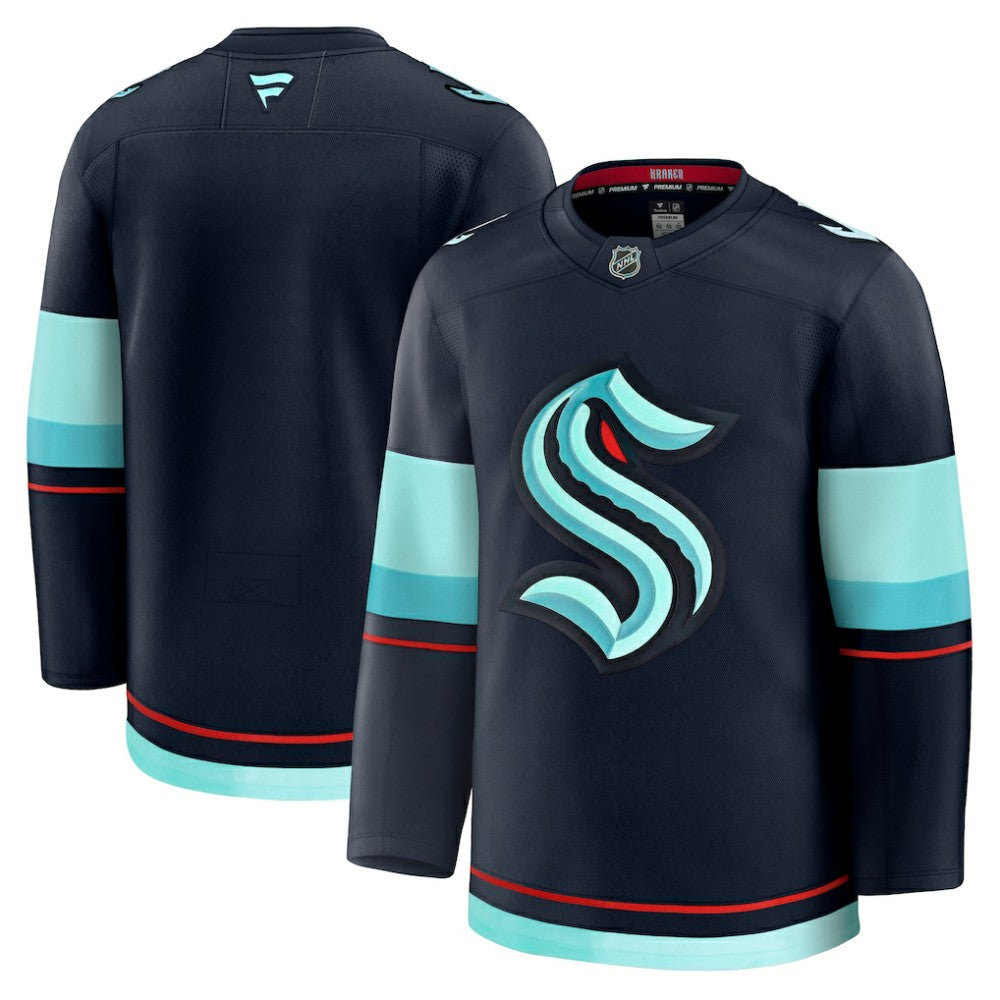 Seattle Kraken Fanatics Home Premium Jersey - Deep Sea Blue | Fanatics on sale