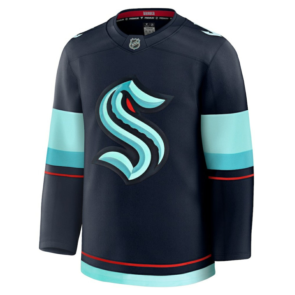Seattle Kraken Fanatics Home Premium Jersey - Deep Sea Blue | Fanatics on sale