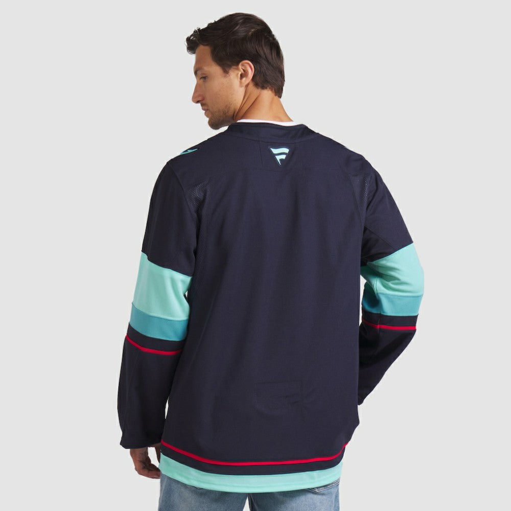 Seattle Kraken Fanatics Home Premium Jersey - Deep Sea Blue | Fanatics on sale