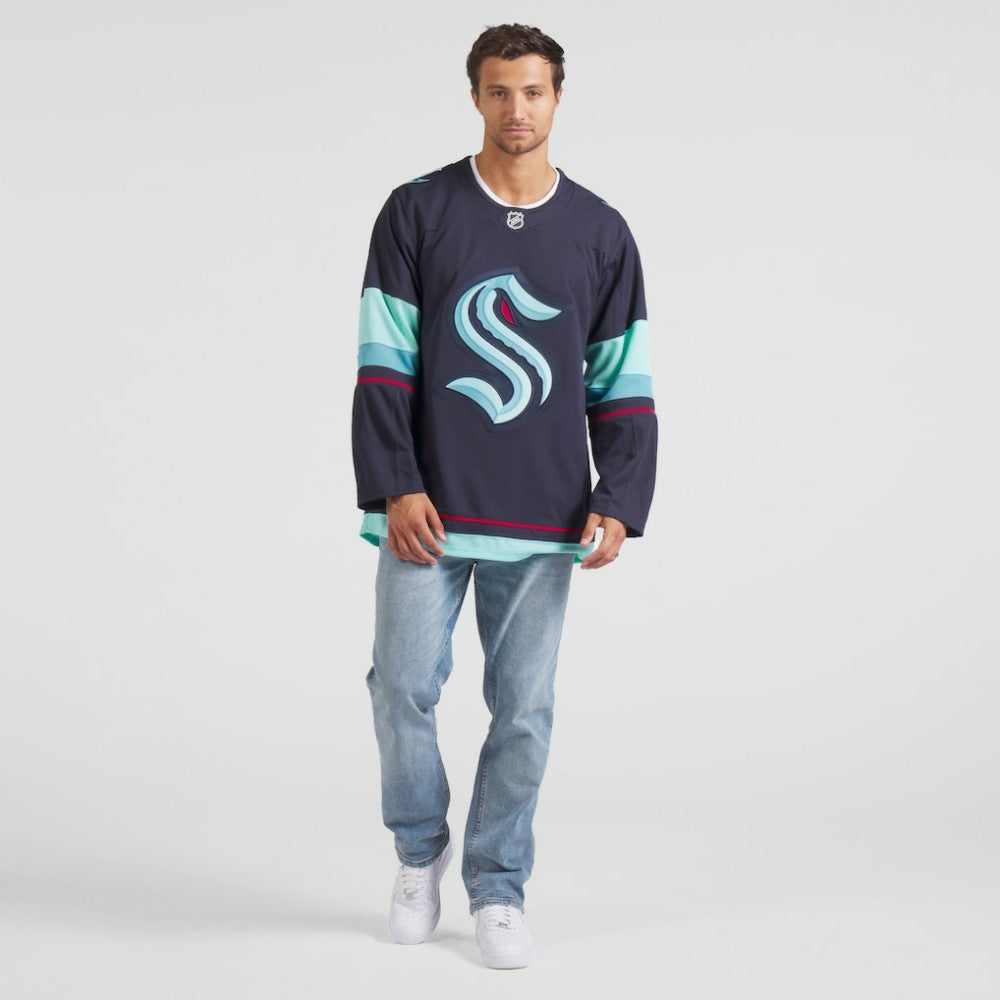 Seattle Kraken Fanatics Home Premium Jersey - Deep Sea Blue | Fanatics on sale