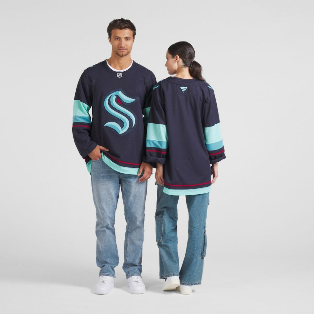 Seattle Kraken Fanatics Home Premium Jersey - Deep Sea Blue | Fanatics on sale