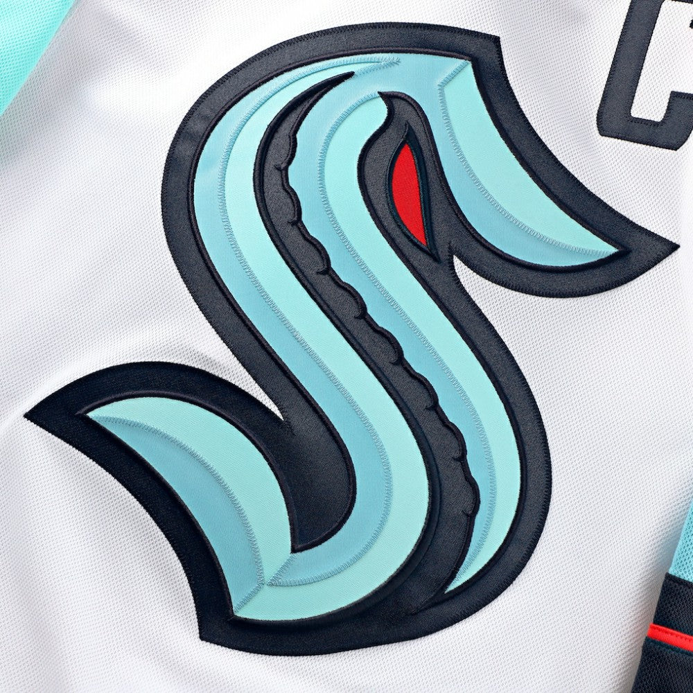 Seattle Kraken Fanatics Away Premium Jersey - White | Fanatics Lifestyle