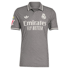 Adidas - Vini Jr. Real Madrid Originals 2024/25 Third Player Jersey - Charcoal