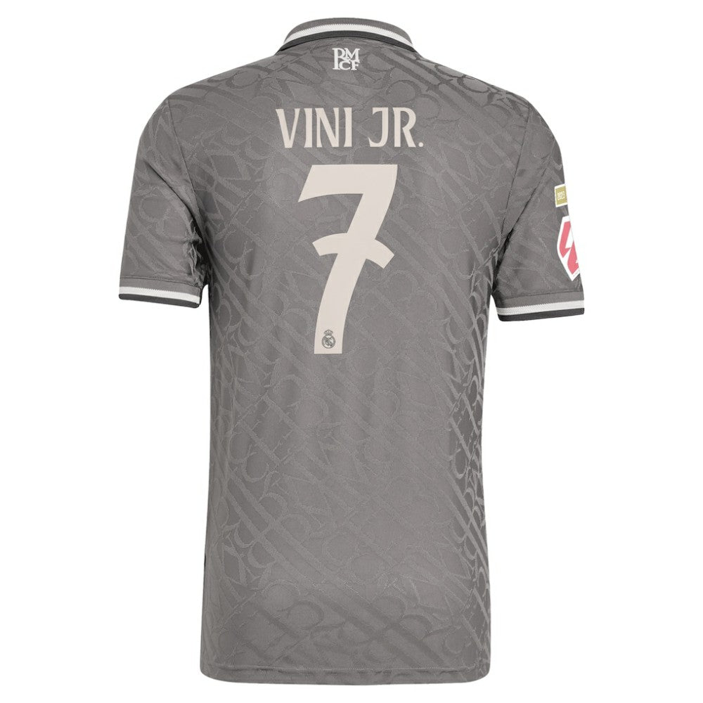 Adidas - Vini Jr. Real Madrid Originals 2024/25 Third Player Jersey - Charcoal