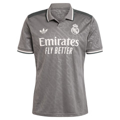 Adidas - Vini Jr. Real Madrid Originals 2024/25 Third Replica Player Jersey - Charcoal