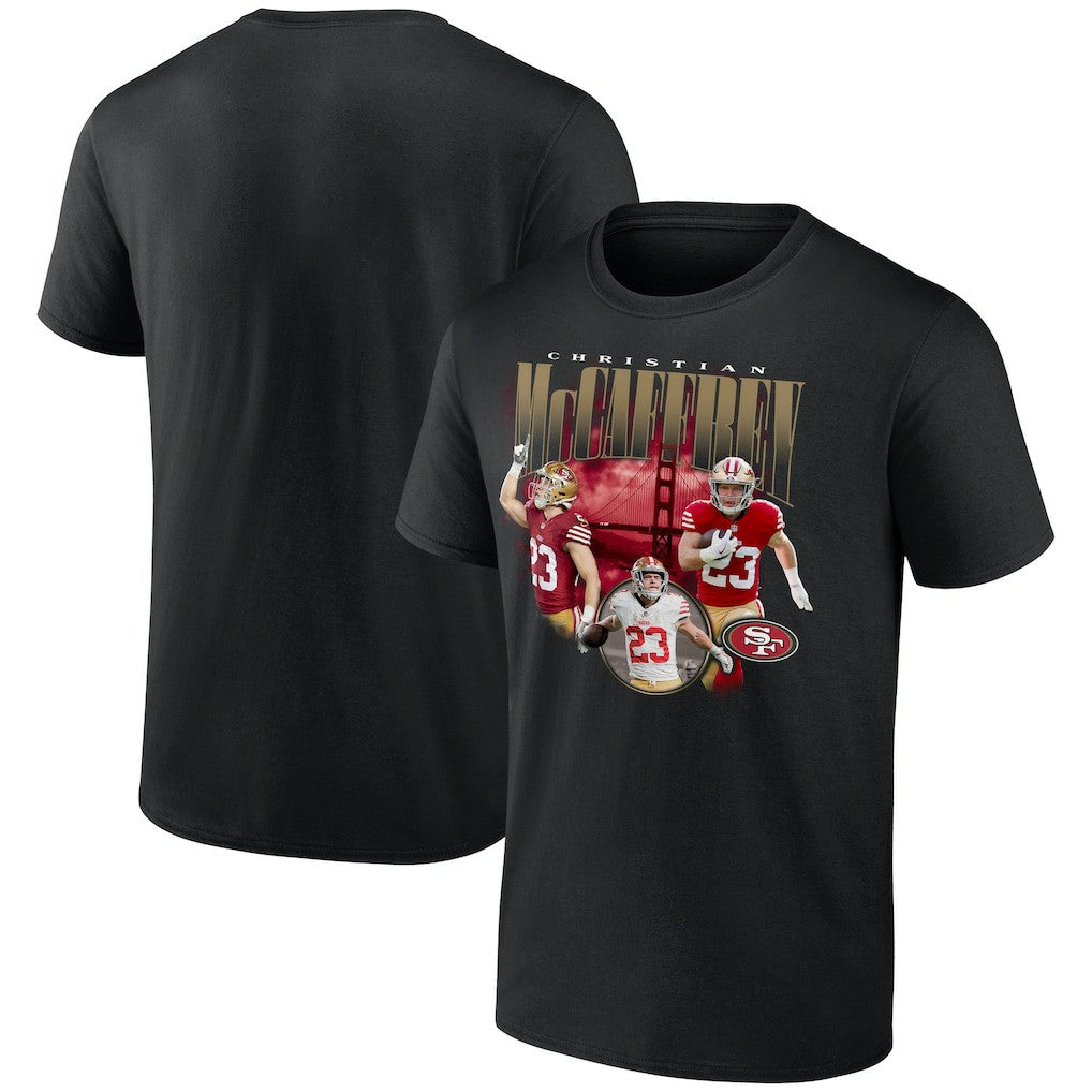 Christian McCaffrey San Francisco 49ers Notorious Player Graphic T-Shirt - Black - Fanatics