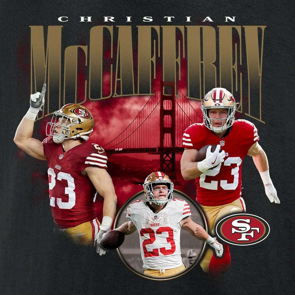Christian McCaffrey San Francisco 49ers Notorious Player Graphic T-Shirt - Black - Fanatics