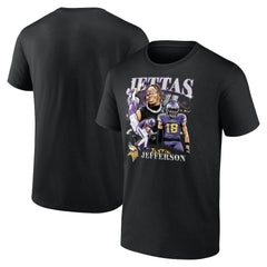 Justin Jefferson Minnesota Vikings Notorious Player Graphic T-Shirt - Black - Fanatics