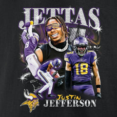 Justin Jefferson Minnesota Vikings Notorious Player Graphic T-Shirt - Black - Fanatics